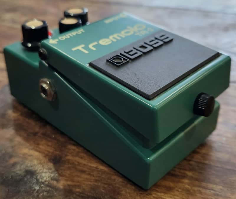 Boss TR-2 Tremolo Pedal Silver Label 2000s Taiwan image 1