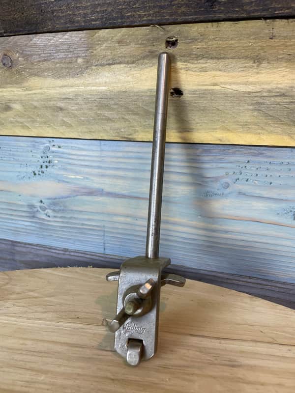 Ludwig Vintage cowbell mount - nickel image 1