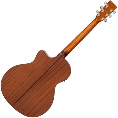 Vintage VGA990 Electro-Acoustic Sweetwater Guitar ~ Natural image 2