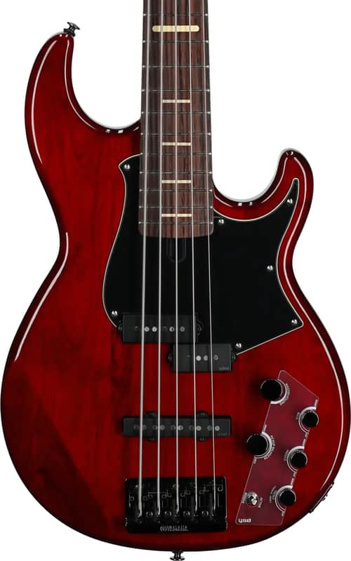 Yamaha BB735A 5-String Bass Guitar, Rosewood Fingerboard, Fired Red image 1