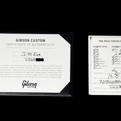 2025 Gibson J-45 Koa Custom Shop Slope Shoulder Acoustic - Honey Burst image 9
