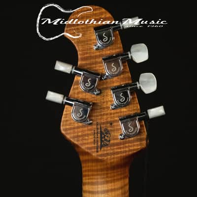 Ernie Ball Music Man Axis - 6-String Guitar - Roasted Amber Flame Gloss Finish w/Case image 8