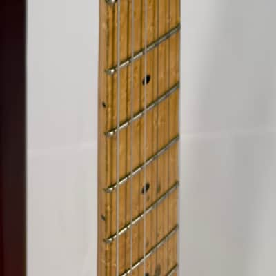 Zion Radicaster Super Strat Custom 1980’s - Pink / Red Neon Dancing Blood image 11