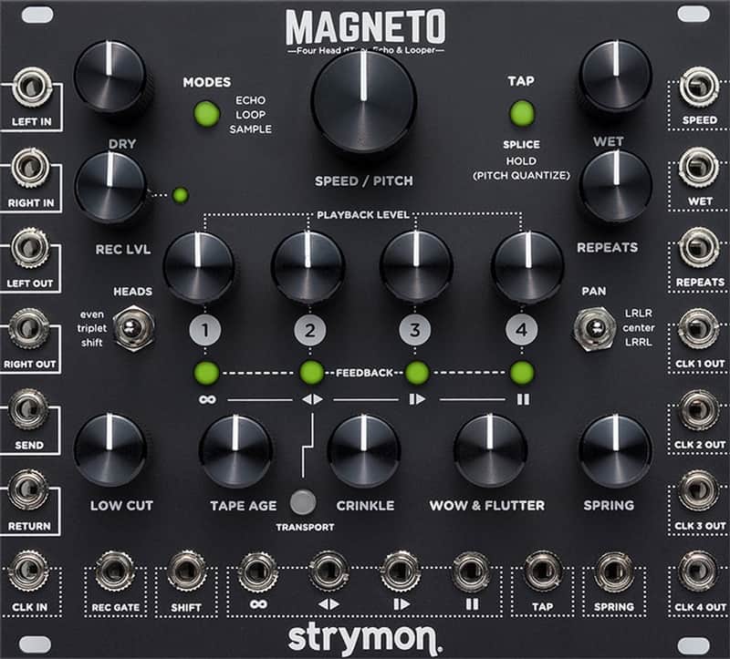 Strymon Magneto, 4Head tape delay emulation, looper, phrase sampler, reverb image 1