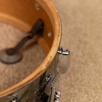 1950s Slingerland 5x14 Student Model Black Diamond Pearl Snare Drum image 14