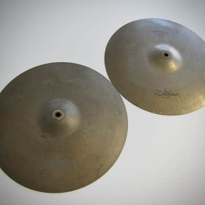 Zildjian Hi Hat Cymbals Beautiful Set of Two Circa-1970s-Gold image 1