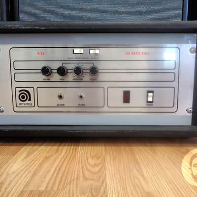 Ampeg V-6B 1970's 240 watt Solid State Bass Amp Head image 1