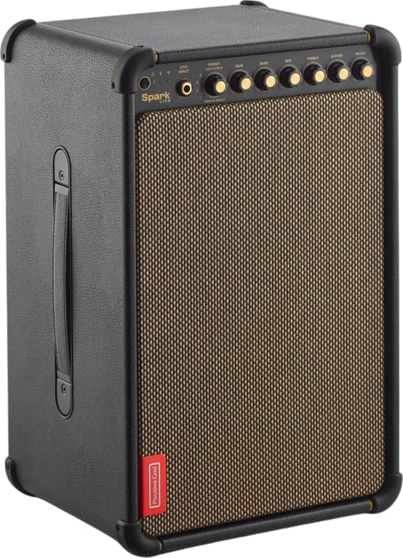 Positive Grid Spark LIVE Guitar Combo Amplifier and 4-Channel PA System, 150W, Black image 1