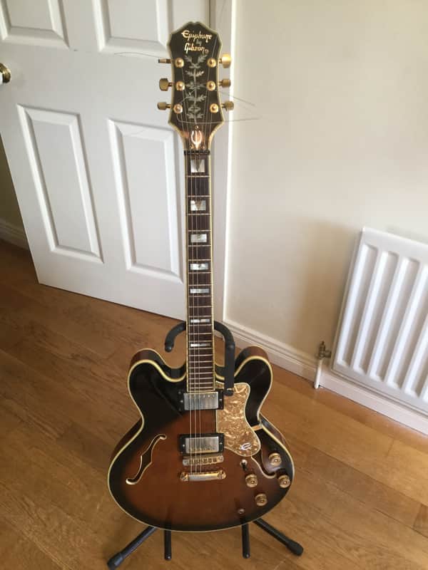 Epiphone By Gibson Sheraton 1988 Rare Headstock MIK Samick Factory