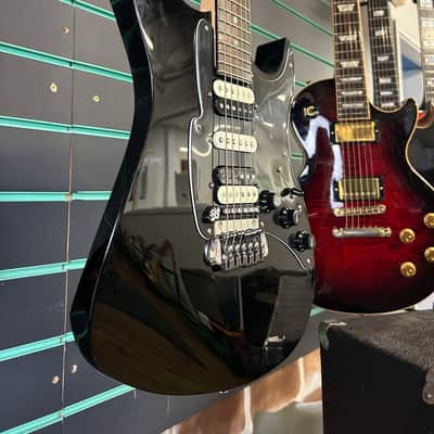 Fret King Super-Matic Gloss Black Electric Guitar image 3