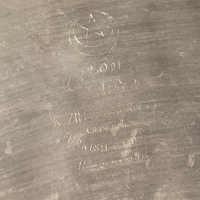 Vintage 80's Zildjian EAK 'Early American K' 20" Crash/Ride Cymbal - 2030g (Bag 4) image 3