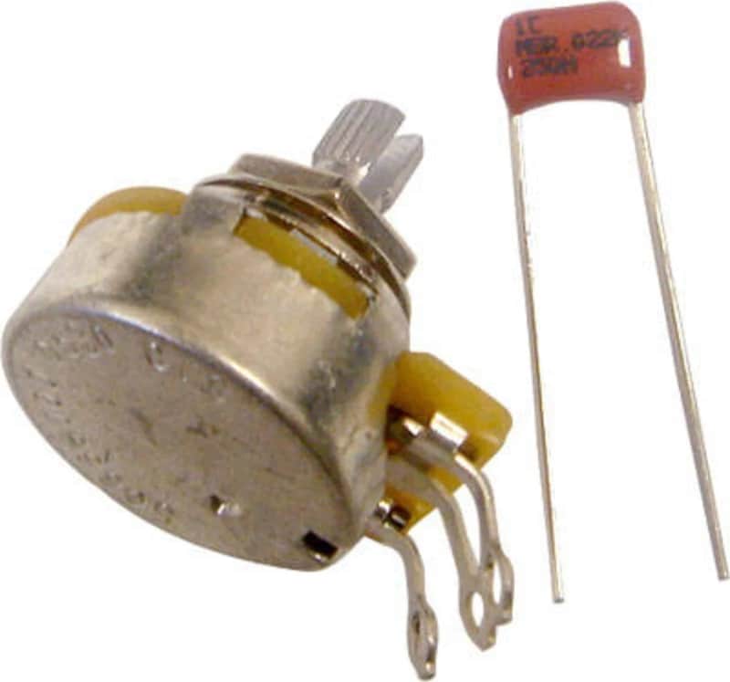 250K Fender CTS Potentiometer No Load Split Shaft<br> image 1
