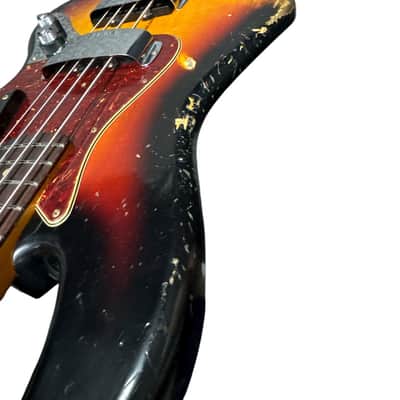 Fender Custom Shop Time Machine Heavy Relic 1961 Jazz Bass, Faded Bleached 3 Tone Sunburst /Rosewood SIMILAR ON ORDER ETA Dec. 2026 image 9