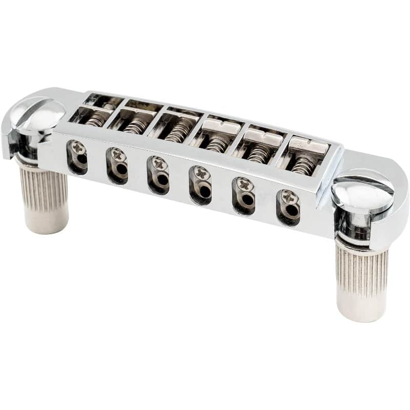 52.5mm (2-1/16 inch) String Spacing Tune-o-matic Pigtail Style Adjustable Wraparound Bridge Tailpiece for Epiphone Les Paul SG Style Electric Guitar image 1