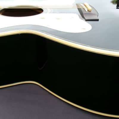 Rare 1970s Gemson GJ-400DX (Terada Gakki) - "Everly Style" Jumbo Acoustic - MIJ Japan Vintage + Gig Bag image 16