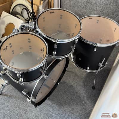 Pearl Decade Maple 22,10,12,16 Drum Kit - Satin Black Slate image 6