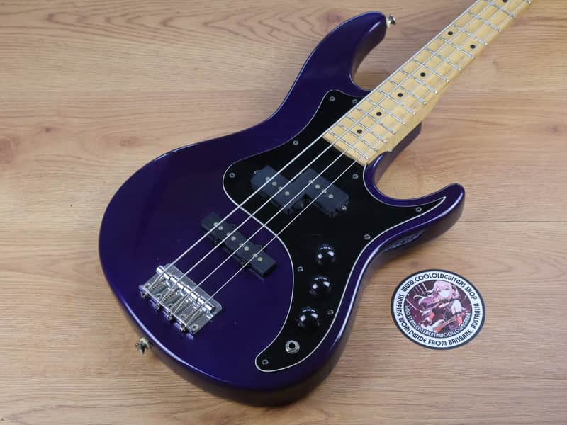 1990's Ibanez Silver Cadet Z Series PJ Bass (Purple) | Reverb