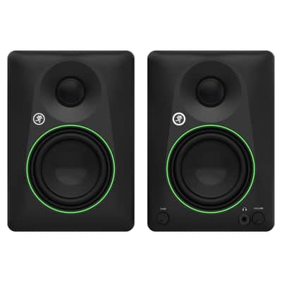 Mackie CR4.5 4.5" Powered Studio Monitor Speakers Pair with Tone Control image 4