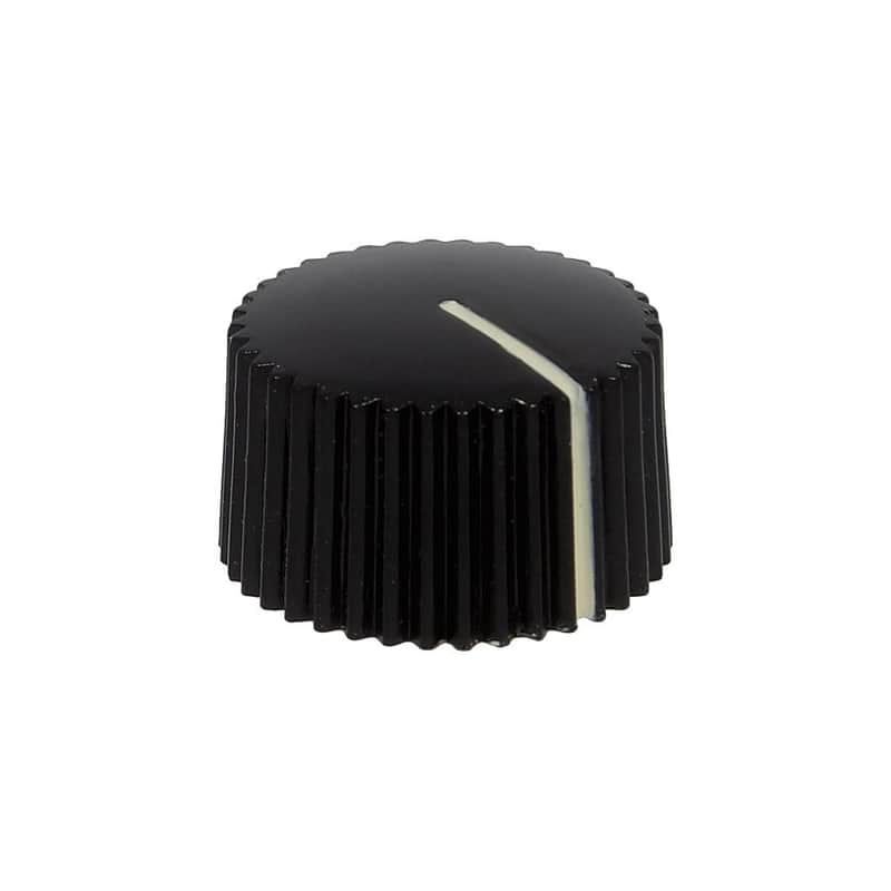 GTM Cupcake/Radio Vintage Fender Style Amp Knob with Set Screw (Black) image 1