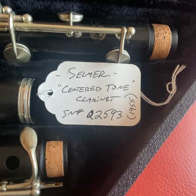 SELMER CENTERED TONE CLARINET CENTERED TONE 1955 - Vintage image 1