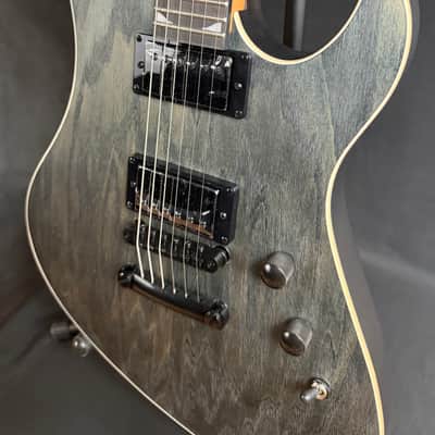 Schecter Avenger Standard Electric Guitar Charcoal Satin Ash Finish image 7