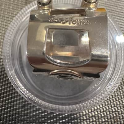 Wood stone ligature sterling silver for alto sax metal Beechler mouthpiece image 2