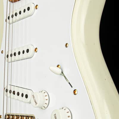 Fender Custom Shop Limited Edition '54 Stratocaster Journeyman Relic/Closet Classic Hardware - Aged India Ivory #0082 image 11