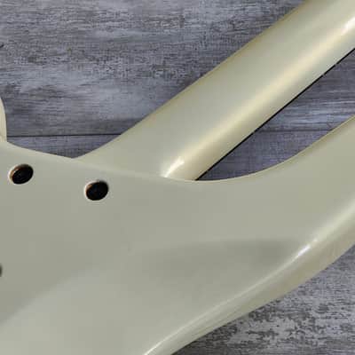 1989 Kramer Japan 4-String Ripley-Style Bass (White) image 12