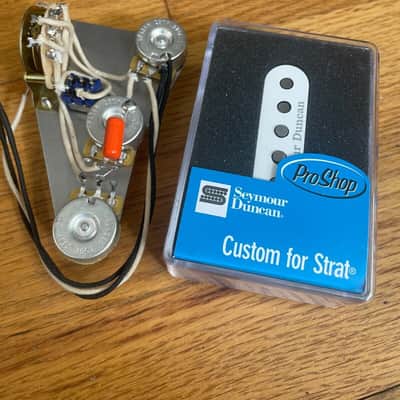 David Gilmour Fender Stratocaster 7 Way Wiring With Seymour Duncan SSL-5 Custom Pickup image 2