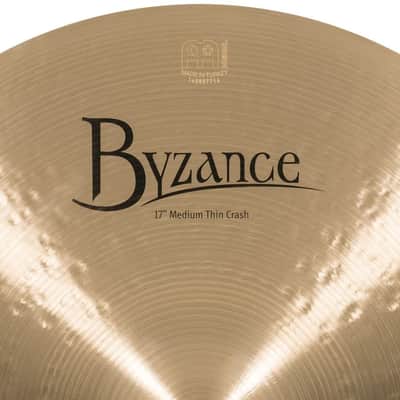 Meinl Byzance Traditional Medium Thin Crash Cymbal 17" image 5