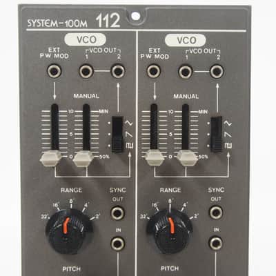 Roland SYSTEM-100M Model 112 Dual VCO Modular Analog Synthesizer w/ Cable image 3