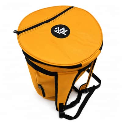 ZAZA - Professional Colorful Doumbek/Darbuka ClassicSize - Bag Carry Case - Premium Nylon Fabric Gig-bag - Yellow image 2