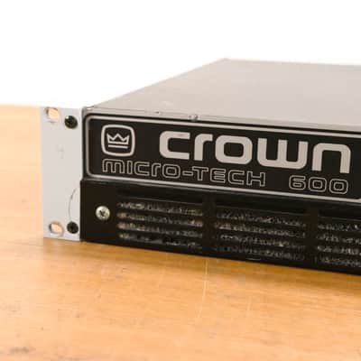 Crown Micro-Tech 600 2-Channel Power Amplifier CG01YXS image 4