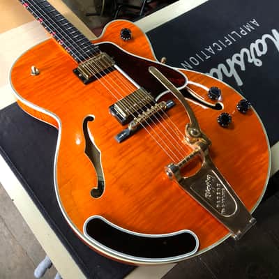 Rare Gibson Chet Atkins Country Gentleman de 1992 Sunrise Orange USA avec ses papiers et étui image 1