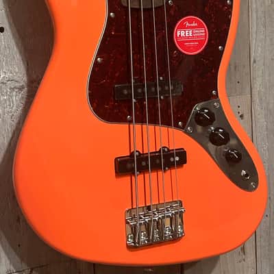 NEW Squier Classic Vibe '60s Jazz Bass - Tahitian Coral, Amazing Color ! , In Stock and Ready To Ship Fast! image 3