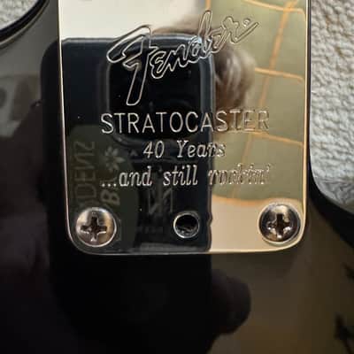 Left Handed Fender 40th Anniversary American Standard Stratocaster with Rosewood Fretboard 1994 - Black image 7