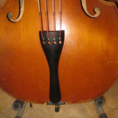 Juzek Double Bass 1940s - Honey Amber image 11