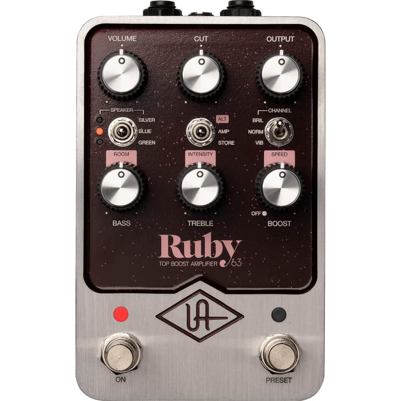 Universal Audio Ruby '63 Top Boost Amplifier Pedal, Open Box (Like New) image 1