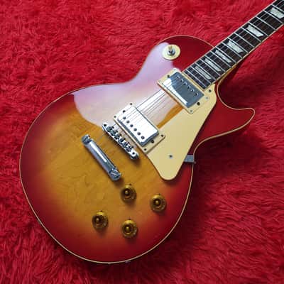 1984 Yamaha LP-400 Lord Player Les Paul Standard - Red Cherry Sunburst - All Original - Made In Japan - MIJ image 3