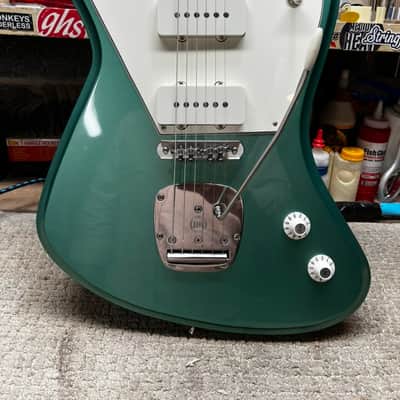 Redeemed Guitars DeVille 2024 - Inverness Green, Jazzmaster meets non-reverse Firebird image 5