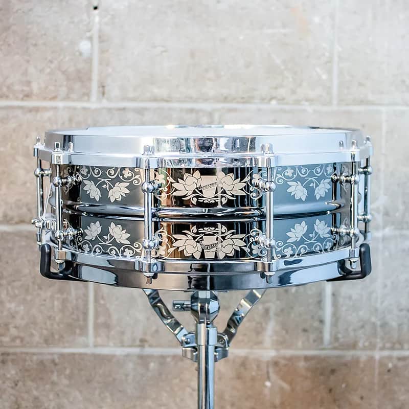 Ludwig LW5514ANV 100th Anniversary Black Magic 5.5x14" Engraved Brass Snare 2009 Bild 1