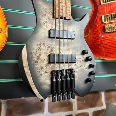 Cort Artisan Space 5 Star Dust Black 2024 5 String Headless Bass Guitar image 3