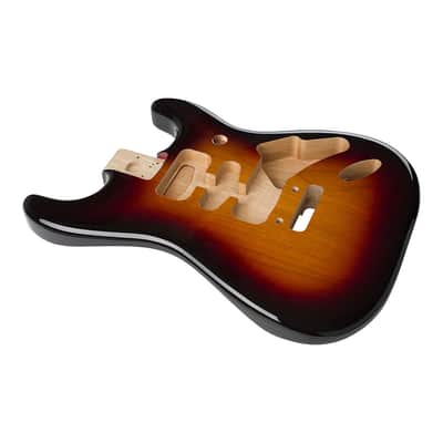 Fender Deluxe Series H/S/H Stratocaster Alder Body 2 Point Bridge Mount (3 Colour Sunburst) image 3