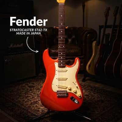 Fender ST62-TX Stratocaster 2015 - Fiesta Red image 1