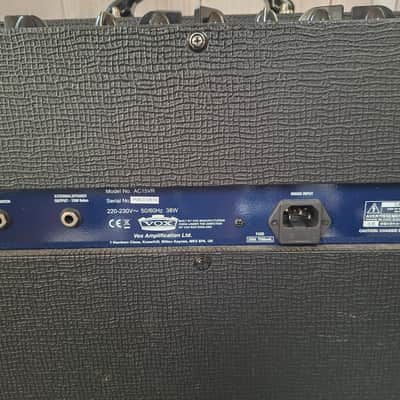 Vox AC15VR Valve Reactor 1x12 Guitar Combo 2010 - 2014 - Black image 6