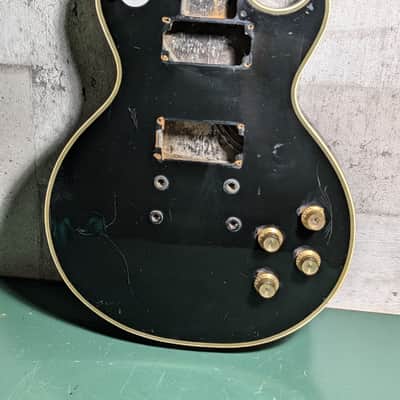 Greco Les Paul Custom Body 70s Matsumoku Made in Japan Black Beauty image 1
