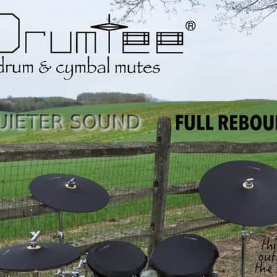 DrumTee Cymbal Mute Quieter Sound with Full Rebound - 16 image 3