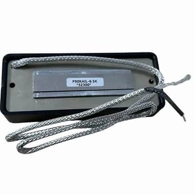Black Guitar P90 Soapbar Dual Double Blades Pickup image 2