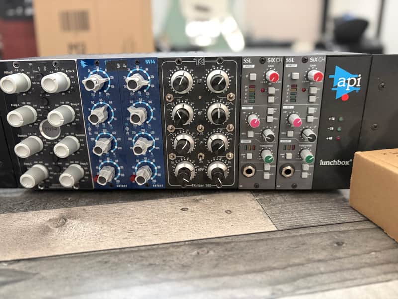 TK Audio TK-Lizer 500 Dual-Mono 500 Series Baxandall EQ Module with Mid/Side Processing 2010s - Black image 1