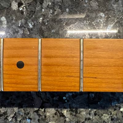 Warmoth Roasted Maple Telecaster Neck - Loaded Roasted Maple, Satin Nitro image 6
